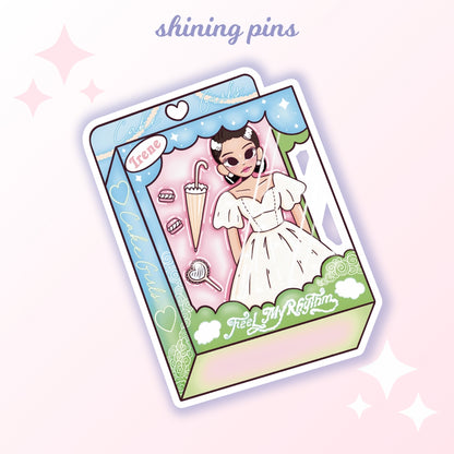 Red Velvet Doll Stickers Stickers and Stationary red velvet, stickers & stationary Shining Pins