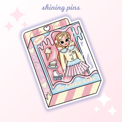 Red Velvet Doll Stickers Stickers and Stationary red velvet, stickers & stationary Shining Pins