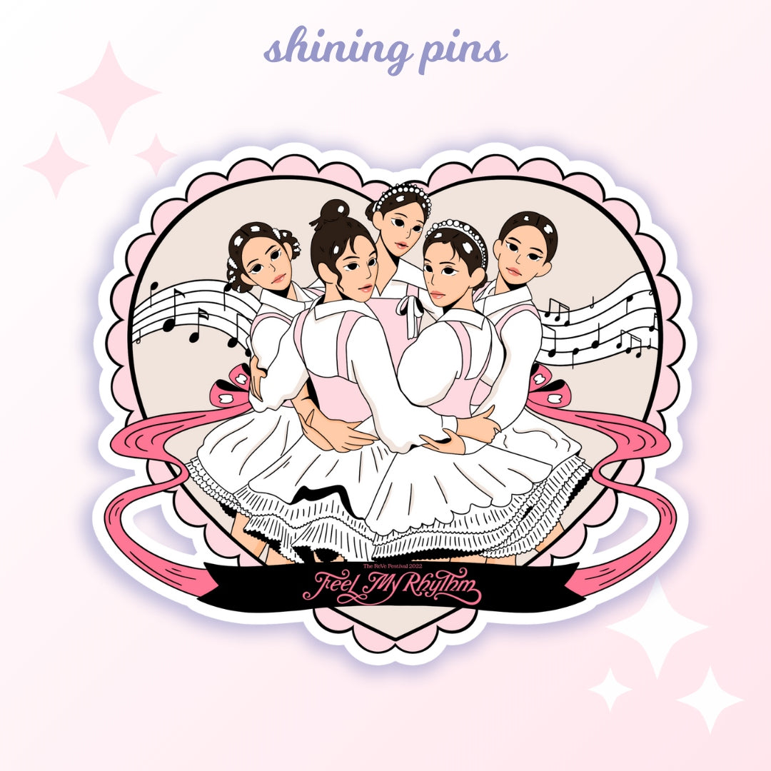 Red Velvet Heart Stickers Stickers and Stationary red velvet, stickers & stationary Shining Pins