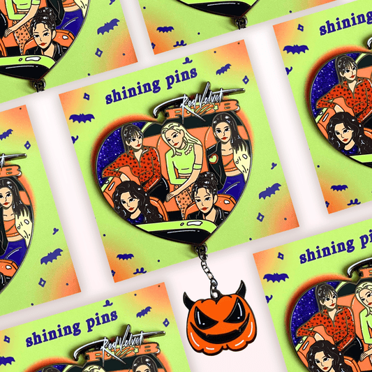 Red Velvet 'Really Bad Boy' Enamel Pin Enamel Pins enamel pin, red velvet, spooky Shining Pins