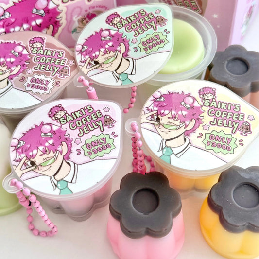 Saiki-K 'Coffee Jelly' Blind Box anime, shop new in Shining Pins