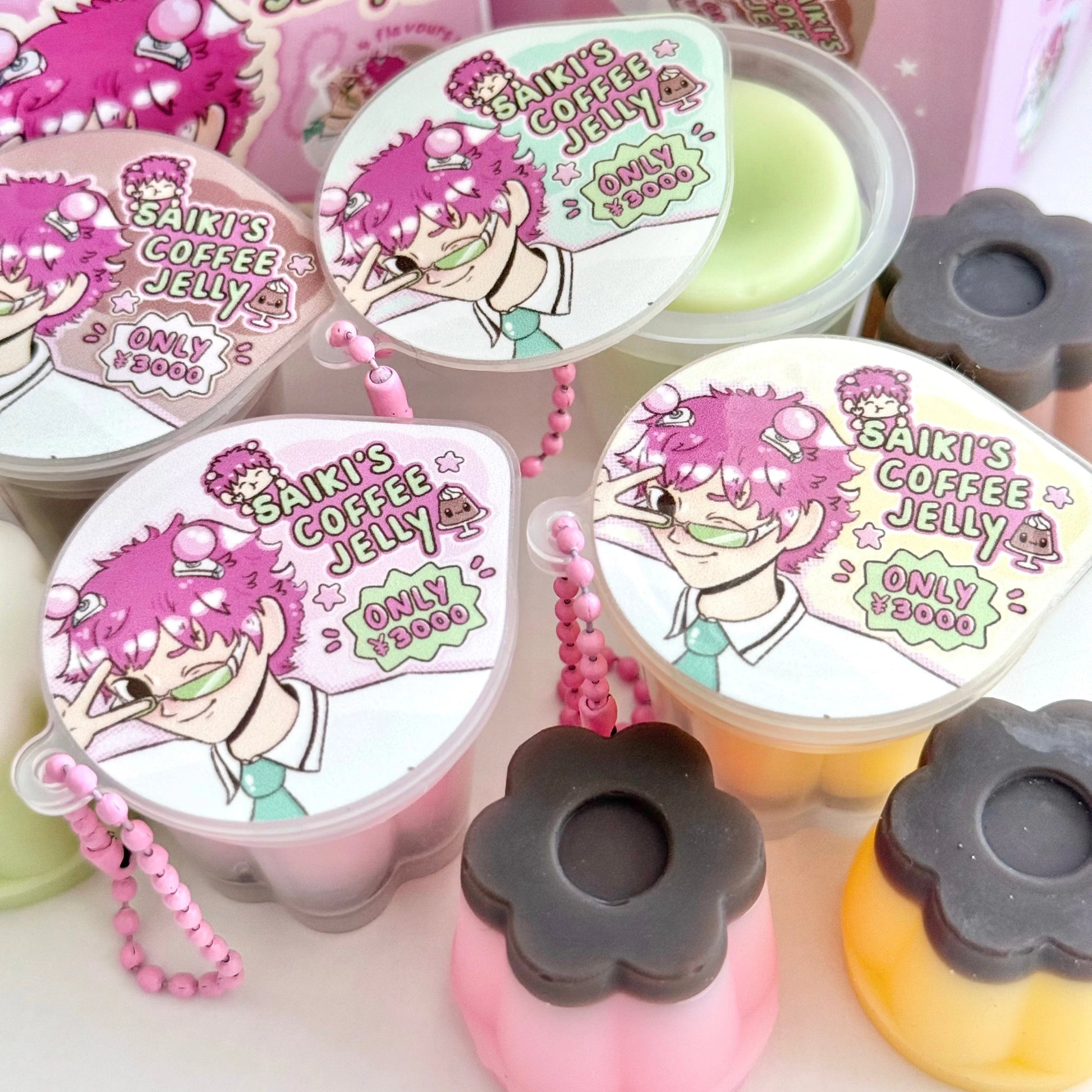 Saiki-K 'Coffee Jelly' Blind Box anime, shop new in Shining Pins