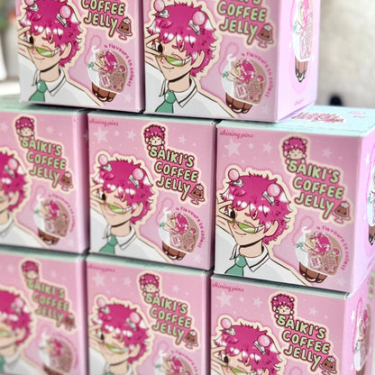 Saiki-K 'Coffee Jelly' Blind Box anime, shop new in Shining Pins