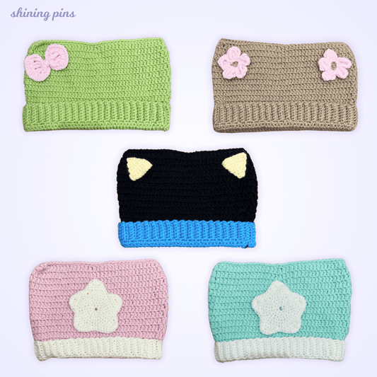 'San Family' Crochet Cat Beanies Vol 2 Photocard Holder accessories, Crochet Items, handmade, restock, sanrio Shining Pins