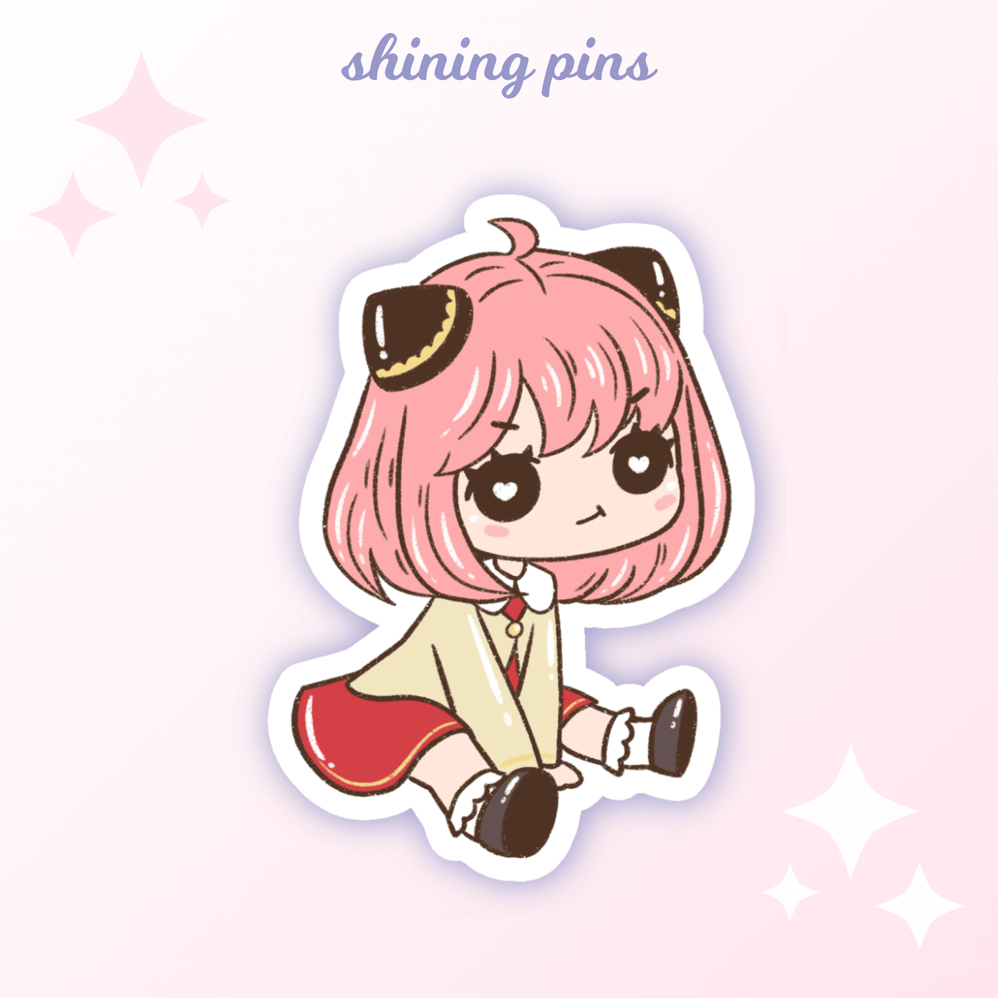 'Spy x Family' Stickers anime, shop new in, stickers & stationary Shining Pins