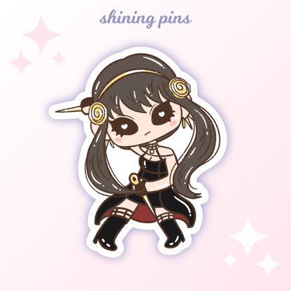 'Spy x Family' Stickers anime, shop new in, stickers & stationary Shining Pins