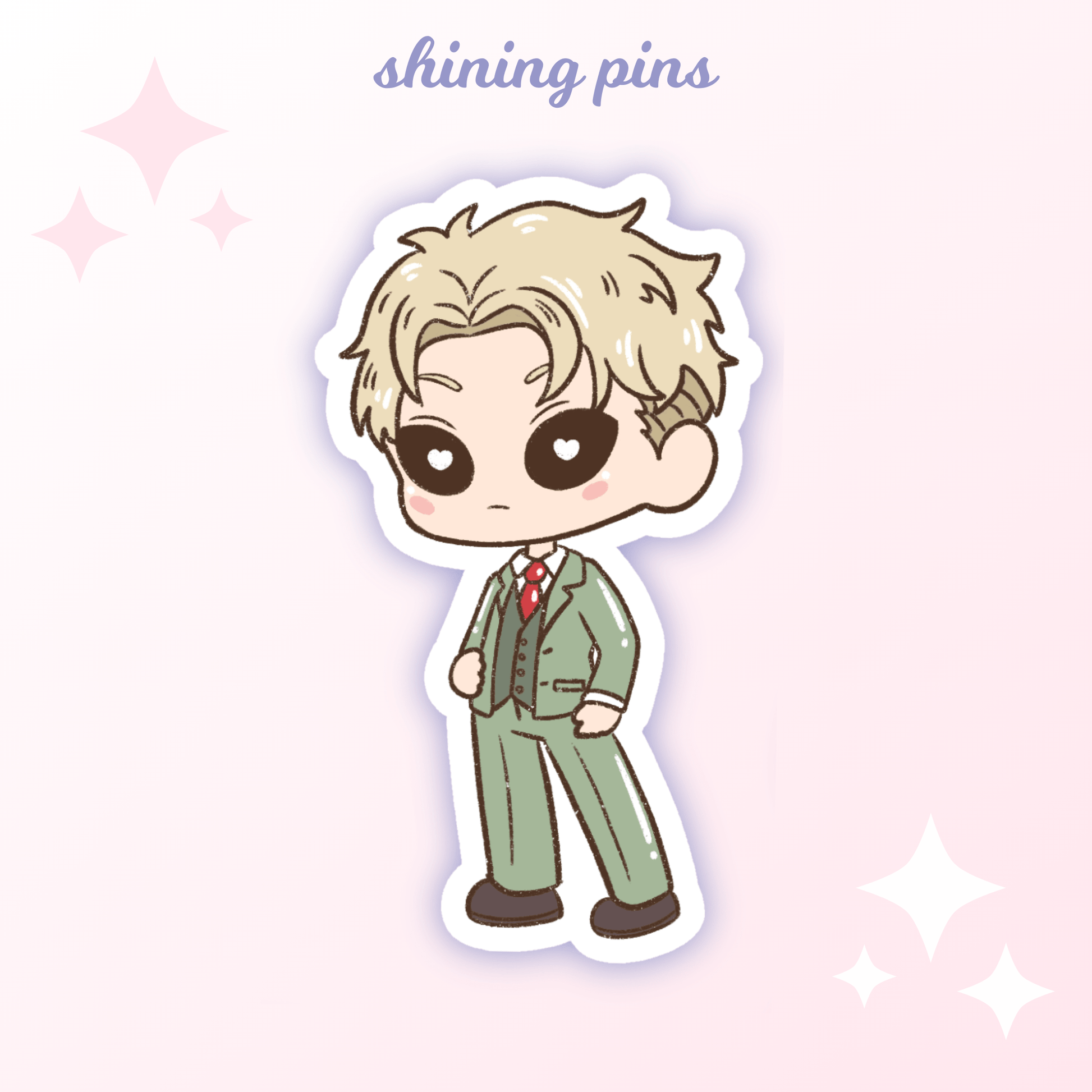 'Spy x Family' Stickers anime, shop new in, stickers & stationary Shining Pins