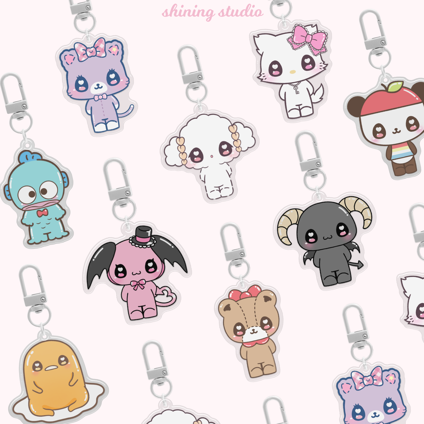 'San Family' Keychains Ver. 3