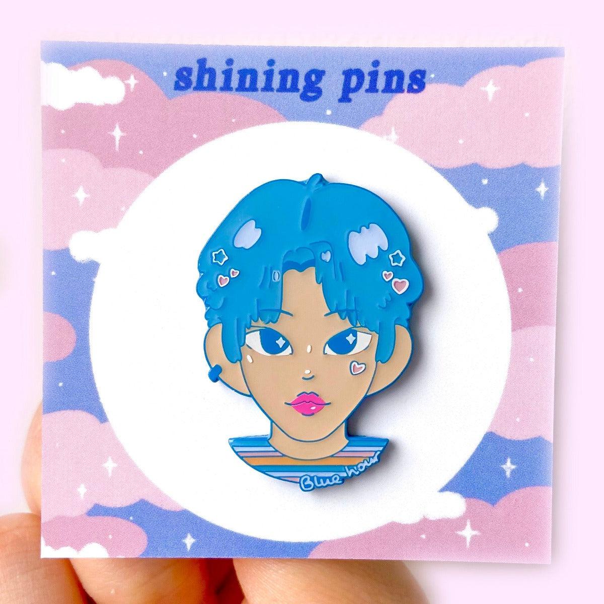 TXT 'Blue Hour' Enamel Pins Enamel Pins enamel pin, tomorrow x together Shining Pins