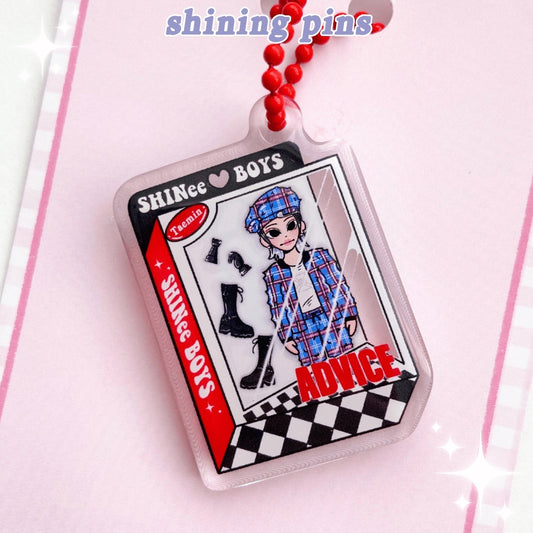 Taemin Doll 'Advice' Keychain Acrylic Keychain acrylic keychains & pins, shinee Shining Pins